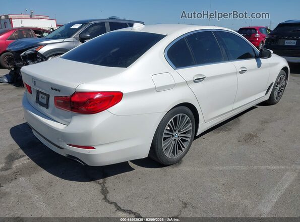 WBAJE5C50JWA96723 2018 BMW 5 SERIES White Tył prawy