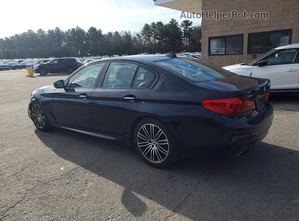 WBAJE7C37HG478923 2017 BMW 5 SERIES Black Tył lewy