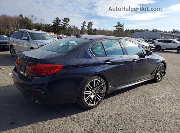 WBAJE7C37HG478923 2017 BMW 5 SERIES Black Tył prawy