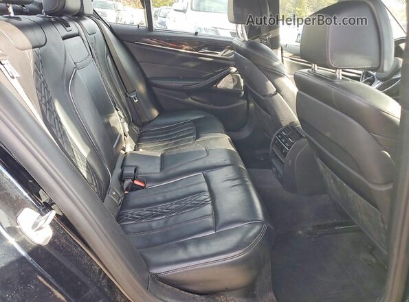 WBAJE7C37HG478923 2017 BMW 5 SERIES Black Widok tylnych siedzeń
