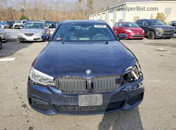 WBAJE7C37HG478923 2017 BMW 5 SERIES Black Widok z przodu