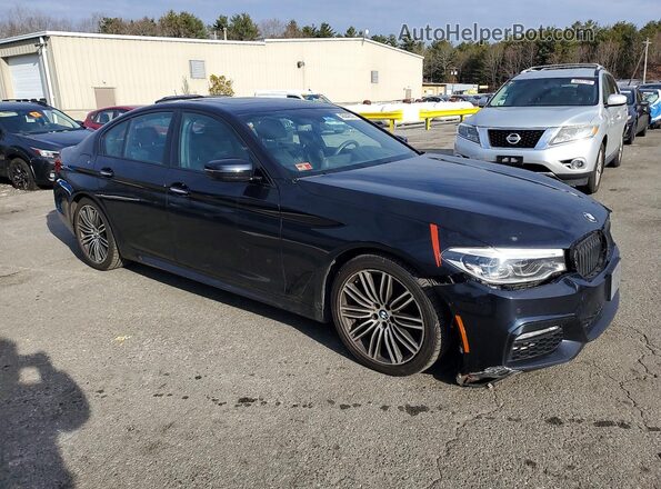 WBAJE7C37HG478923 2017 BMW 5 SERIES Black Przód prawy
