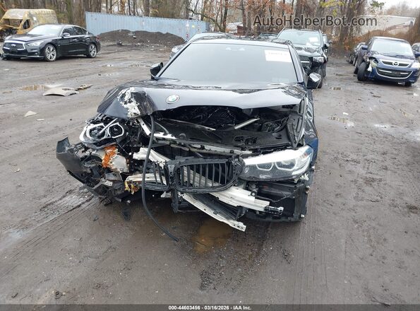 WBAJE7C54KWW20904 2019 BMW 5 SERIES Dark Blue Вид щитка приладів