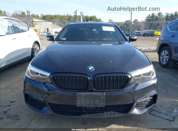 WBAJE7C56JWD52813 2018 BMW 5 SERIES Black Vista del cuadro de instrumentos
