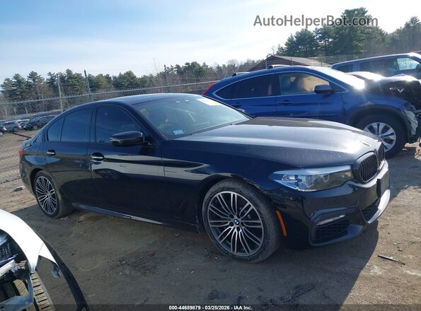 WBAJE7C56JWD52813 2018 BMW 5 SERIES Black Vista interior trasera