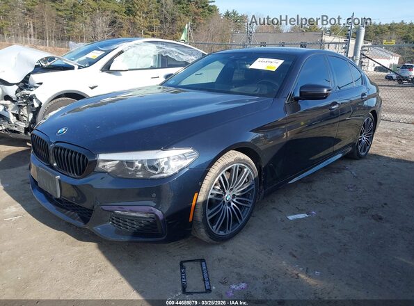 WBAJE7C56JWD52813 2018 BMW 5 SERIES Black Vista tres cuartos delantera izquierda