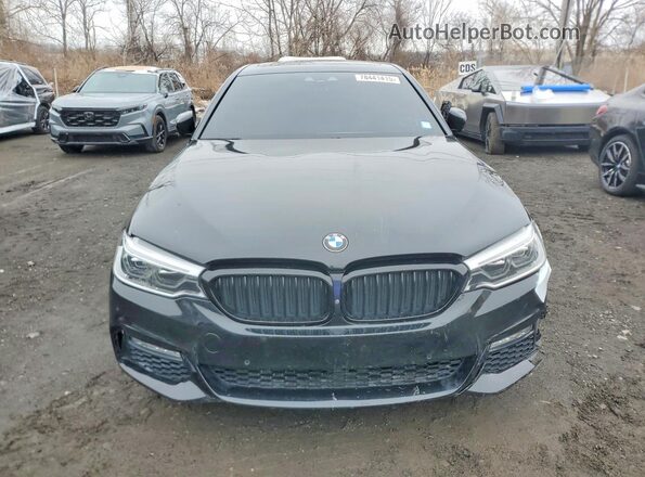 WBAJE7C58JWD49783 2018 BMW 5 SERIES Black Widok z przodu