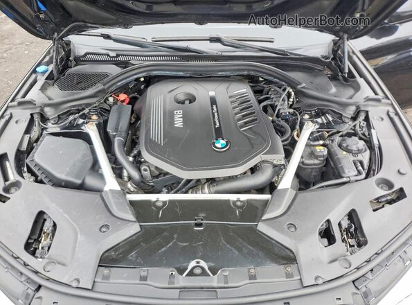 WBAJE7C58JWD49783 2018 BMW 5 SERIES Black Widok wnętrza z tyłu