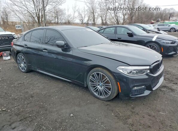 WBAJE7C58JWD49783 2018 BMW 5 SERIES Black Przód prawy