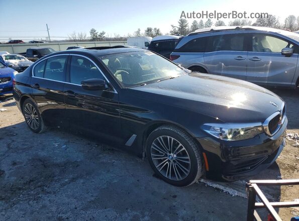 WBAJR7C04LCD12727 2020 BMW 5 SERIES Черный Передняя правая четверть