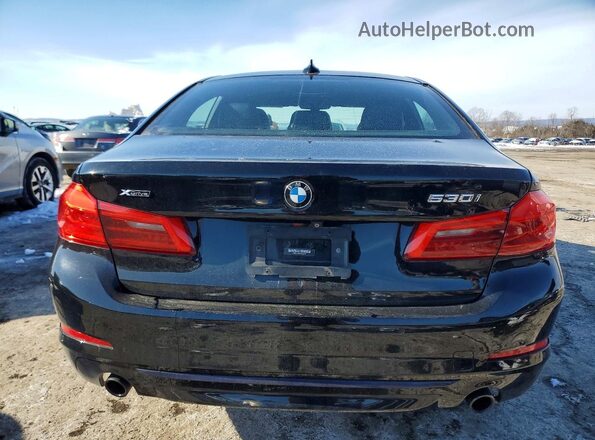 WBAJR7C04LCD12727 2020 BMW 5 SERIES Черный Вид сзади