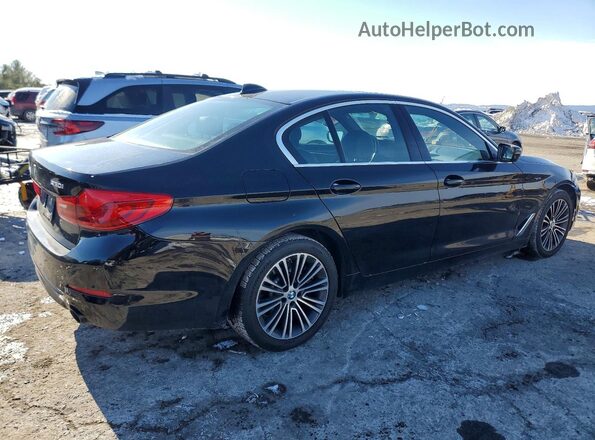 WBAJR7C04LCD12727 2020 BMW 5 SERIES Черный Задняя правая четверть