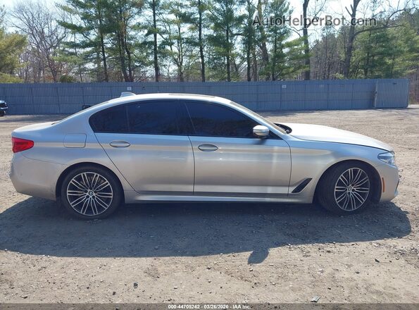 WBAJS3C01LCD35072 2020 BMW 5 SERIES Silver Սալոնի հետևի տեսք