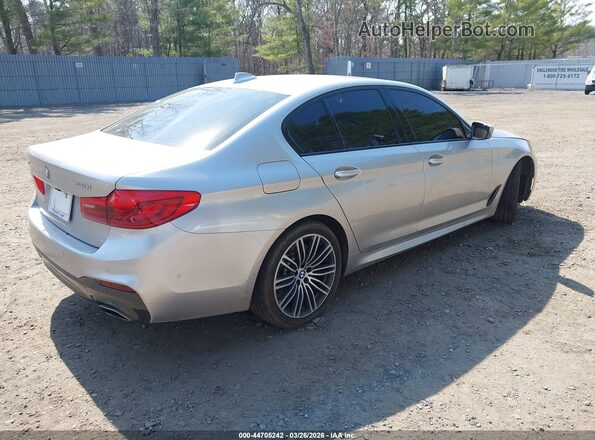 WBAJS3C01LCD35072 2020 BMW 5 SERIES Silver Հետևի աջ