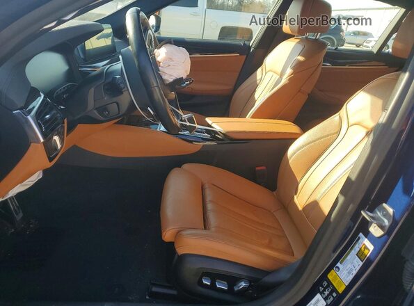 WBAJS7C0XLCD18861 2020 BMW M5 Blue Vista interior delantera