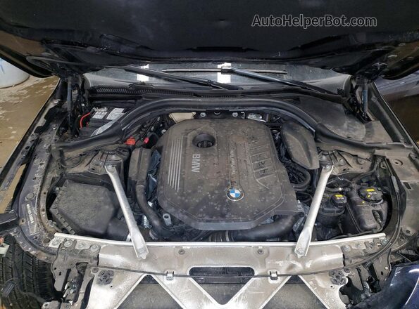 WBAJV6C54JBJ99864 2018 BMW 6 SERIES Blue Սալոնի հետևի տեսք