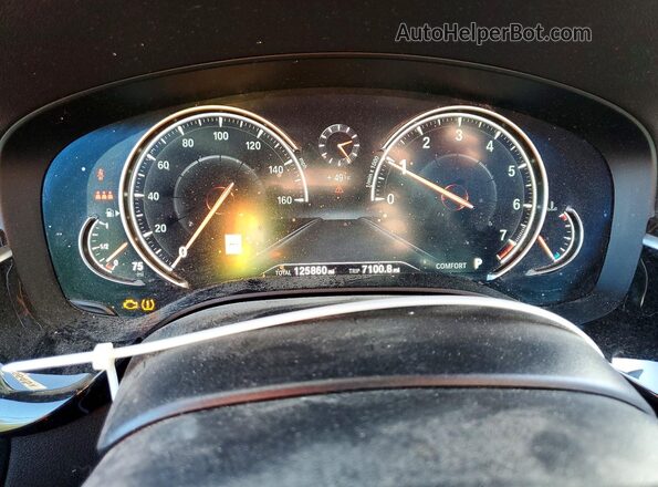 WBAJV6C54JBK07638 2018 BMW 6 SERIES Silver Instrument cluster view