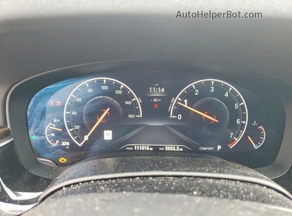 WBAJV6C54KBK08130 2019 BMW 6 SERIES White Սարքավորումների վահանակի տեսք