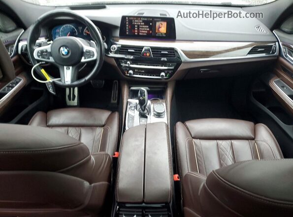 WBAJV6C54KBK08130 2019 BMW 6 SERIES White Առջևի վահանակի տեսք
