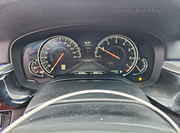 WBAJV6C57JBJ99292 2018 BMW 6 SERIES White Սարքավորումների վահանակի տեսք