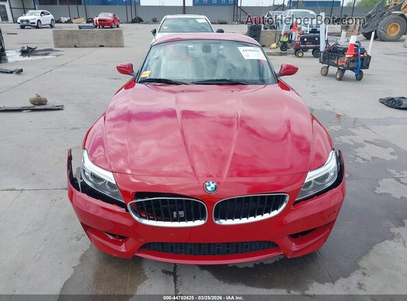 WBALL5C59G5A21130 2016 BMW Z4 Red Instrument cluster view