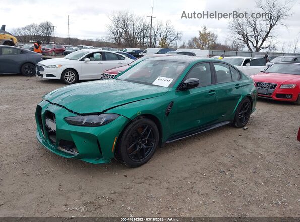 WBS13HJ0XSFT76657 2025 BMW M3 Green Front left