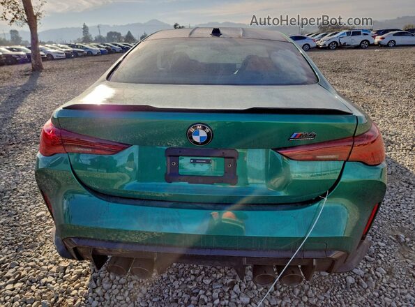 WBS23HK07TCV09946 2026 BMW M4 Зеленый Вид сзади