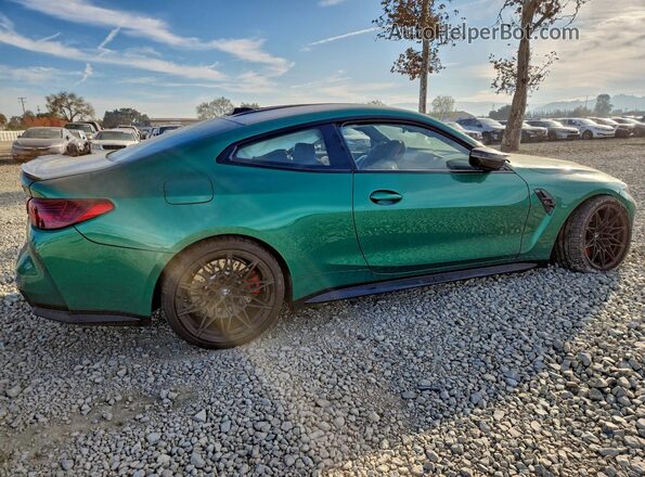 WBS23HK07TCV09946 2026 BMW M4 Зеленый Задняя правая четверть