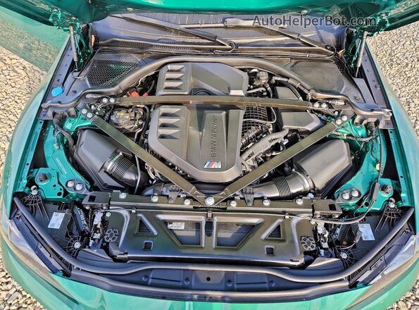 WBS23HK07TCV09946 2026 BMW M4 Зеленый Вид задней части салона
