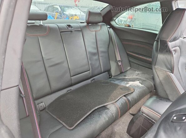WBS2U7C52K7D57859 2019 BMW M2 Black Rear seats view