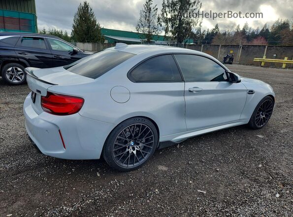 WBS2U7C54K7D32476 2019 BMW M2 Silver უკანა მარჯვენა