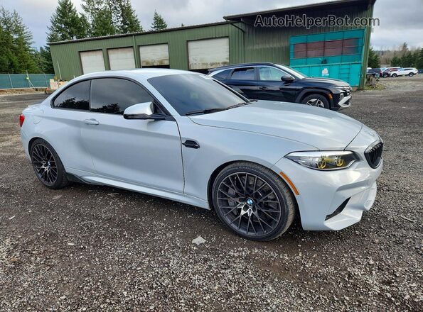 WBS2U7C54K7D32476 2019 BMW M2 Silver წინა მარჯვენა