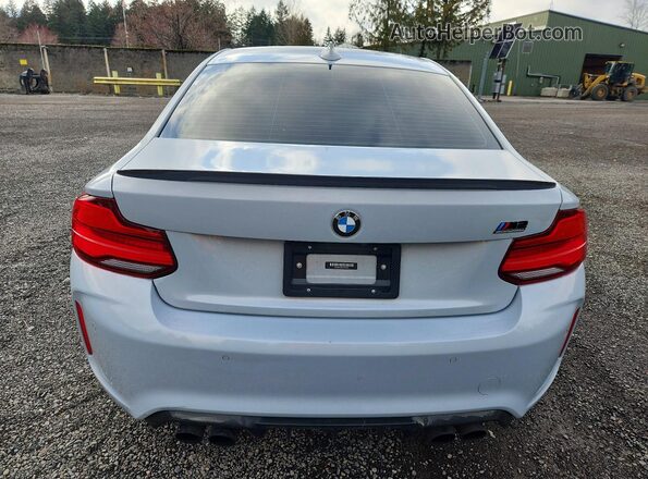 WBS2U7C54K7D32476 2019 BMW M2 Silver უკანა ხედი