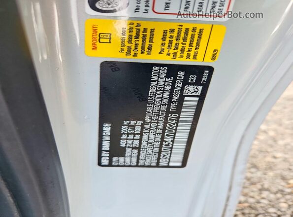 WBS2U7C54K7D32476 2019 BMW M2 Silver ძრავის განყოფილების ხედი