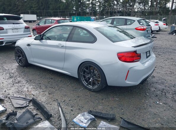 WBS2U7C59K7D09484 2019 BMW M2 Silver Trasero izquierdo