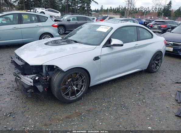 WBS2U7C59K7D09484 2019 BMW M2 Silver Vista tres cuartos delantera izquierda