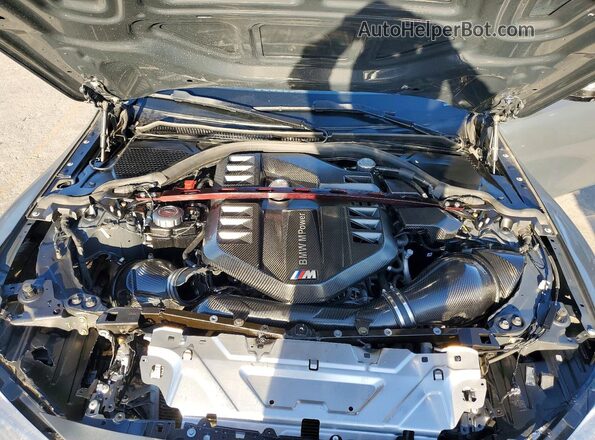 WBS33AY00PFN36297 2023 BMW M3 Gray Widok komory silnika
