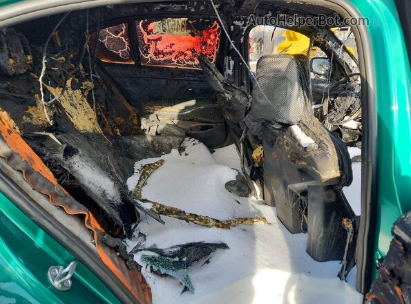 WBS33AY04NFM94665 2022 BMW M3 Green Հետևի նստատեղերի տեսք
