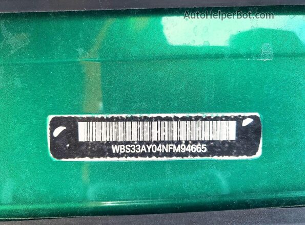 WBS33AY04NFM94665 2022 BMW M3 Green Շարժիչի բաժամունքի տեսք