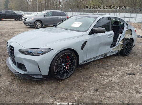 WBS33AY09MFL38409 2021 BMW M3 Gray Front left