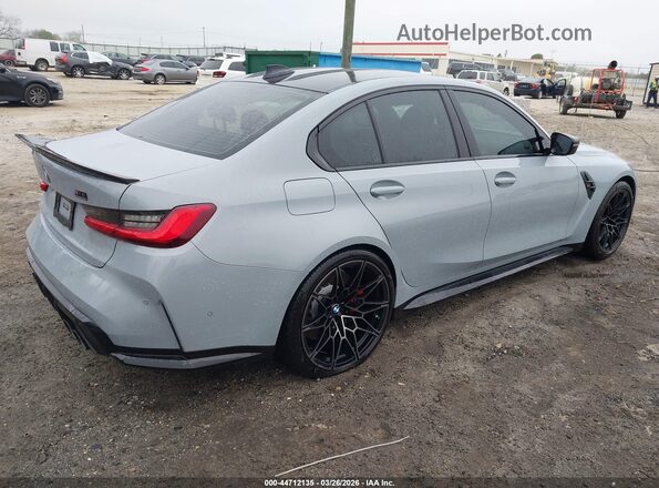 WBS33AY09MFL38409 2021 BMW M3 Gray Rear right