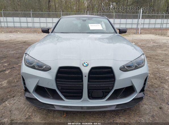 WBS33AY09MFL38409 2021 BMW M3 Gray Rear interior view