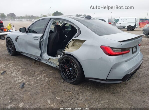 WBS33AY09MFL38409 2021 BMW M3 Gray Rear left