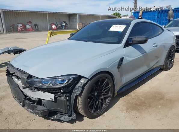WBS33AZ03MCG57355 2021 BMW M4 Silver Przód lewy
