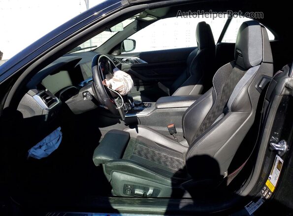 WBS33BA02PCL29024 2023 BMW M4 Black Widok wnętrza z przodu