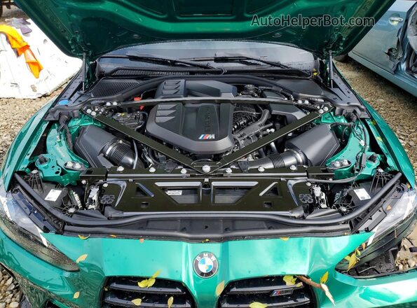 WBS33HJ01TFW13529 2026 BMW M3 Зеленый Вид задней части салона