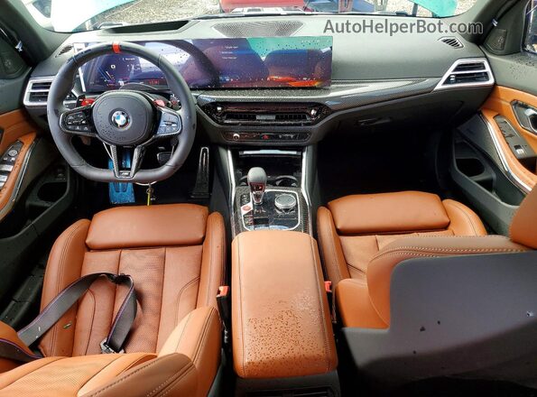 WBS33HJ01TFW13529 2026 BMW M3 Зеленый Вид панели приборов