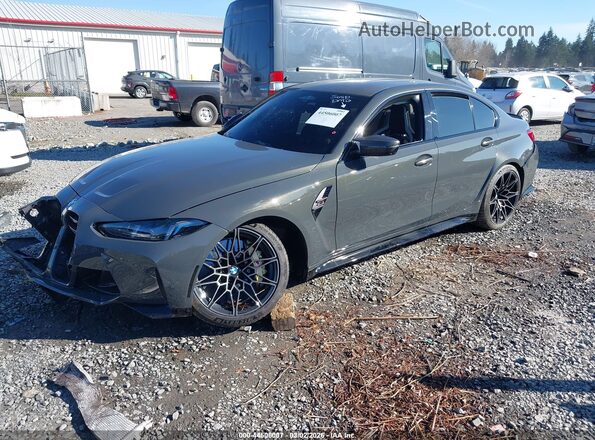 WBS33HJ04TFW15159 2026 BMW M3 Серый Передняя левая четверть