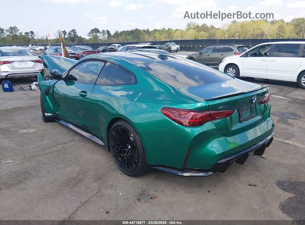 WBS33HK01TCW07455 2026 BMW M4 Зеленый Задняя левая четверть