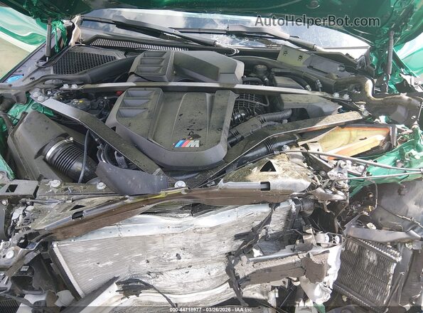 WBS33HK01TCW07455 2026 BMW M4 Зеленый Вид сзади